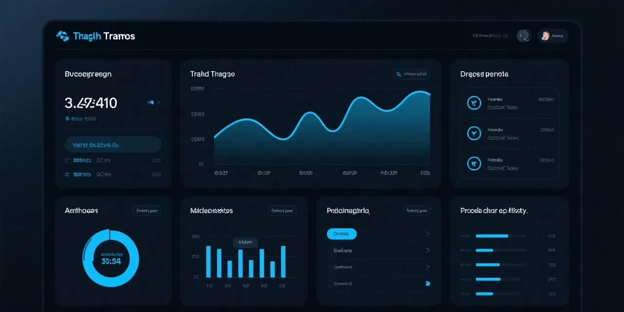 数据趋势看板预览