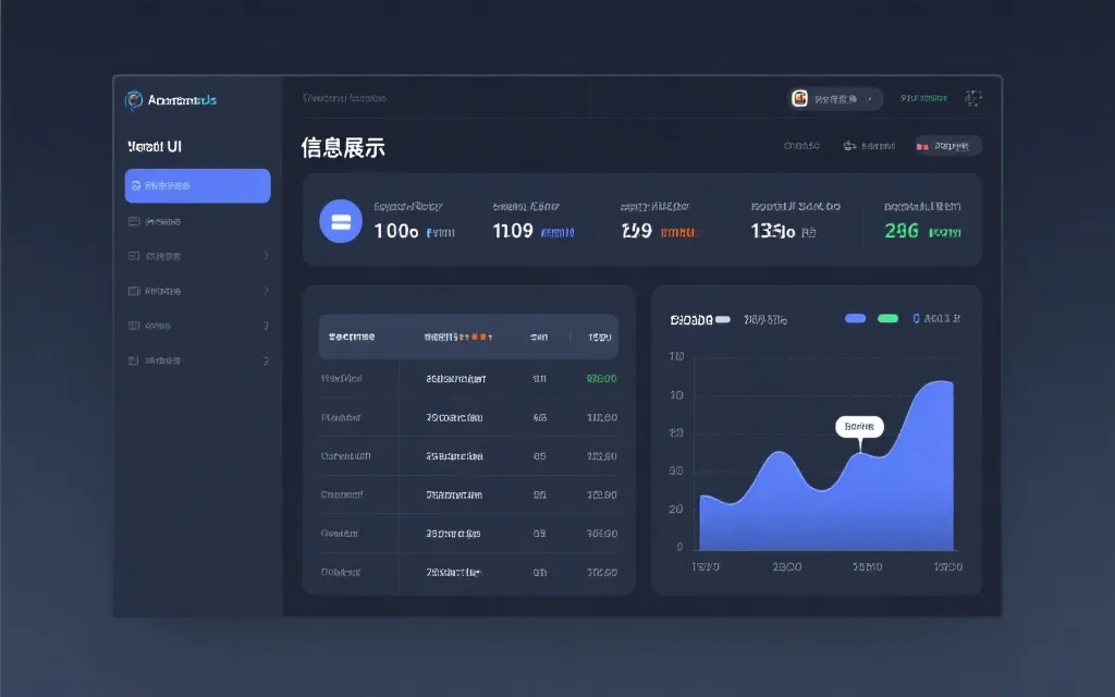 系统信息展示界面设计