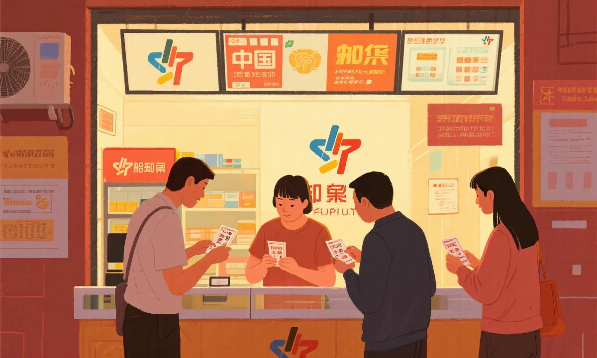 中国彩票销售结构与区域增减示意图